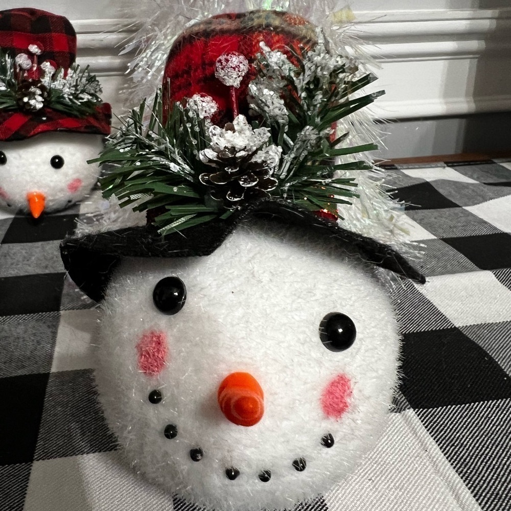 Christmas Snowman Ornaments 6 Total Bundle❄️